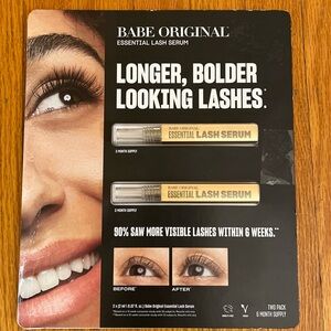 Babe original essential lash serum 2 pack 6 month supply